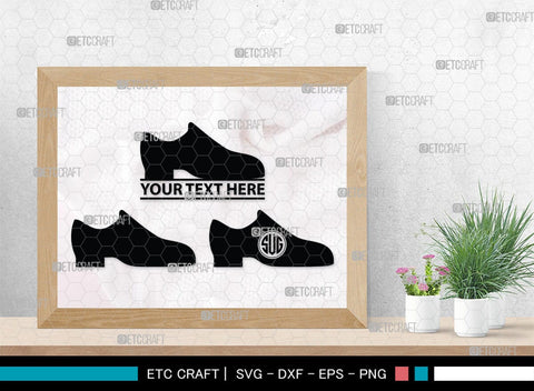 Man Shoes Monogram, Man Shoes Silhouette, Man Shoes SVG, Shoes Svg, Running Shoes Svg, Mens Footwear Svg, SB00202 SVG ETC Craft 