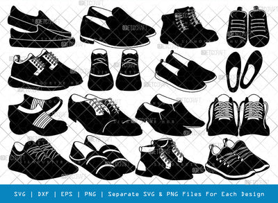 Man Shoes SVG, Shoes Silhouette, Mens Footwear Svg, Classic Shoes Svg, Oxford Shoes Svg, Formal Shoes Svg, Casual Shoes Svg, Man Shoes Bundle SVG ETC Craft 