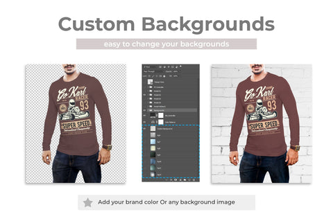 Man T-Shirt Mock-Up Bundle Mock Up Photo SH_Tee store 