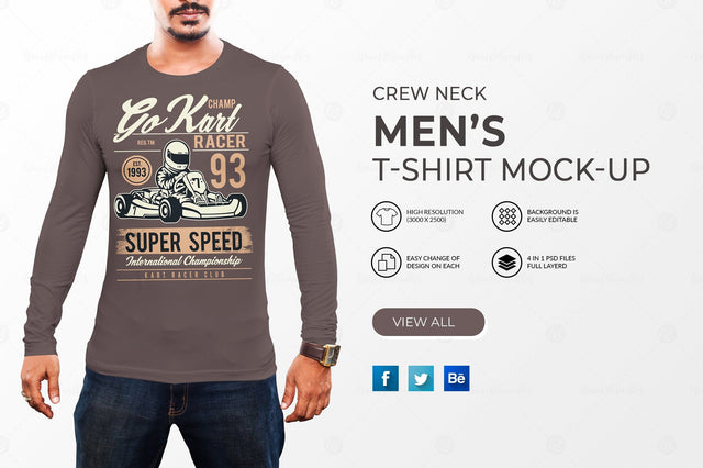 Man T-Shirt Mock-Up Bundle Mock Up Photo SH_Tee store 