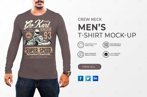 Man T-Shirt Mock-Up Bundle Mock Up Photo SH_Tee store 