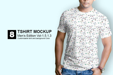 Man T-Shirt Mock-Up Bundle Mock Up Photo SH_Tee store 