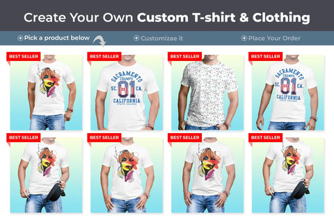 Man T-Shirt Mock-Up Bundle Mock Up Photo SH_Tee store 