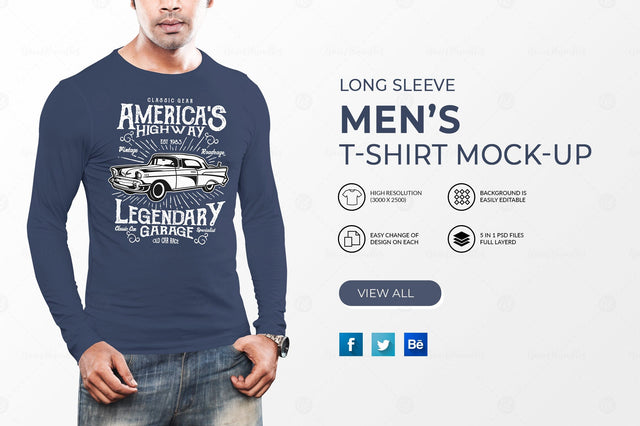 Man T-Shirt Mock-Up Bundle Mock Up Photo SH_Tee store 