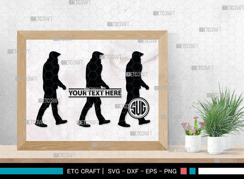 Man Walking Monogram, Man Walking Silhouette, Man Walking SVG, Man Svg, Walking Svg, People Walking Svg, SB00382 SVG ETC Craft 