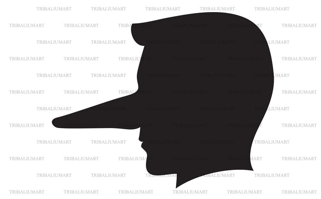 Man with long nose SVG TribaliumArtSF 