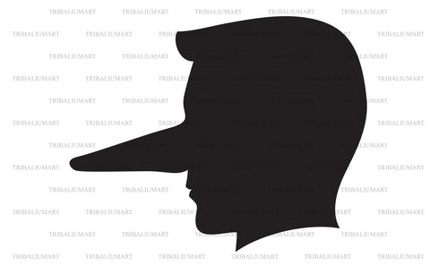 Man with long nose SVG TribaliumArtSF 