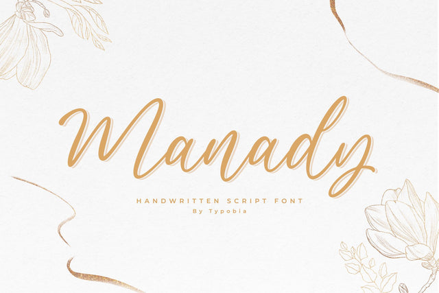Manady Handwritten Script Font Typobia 