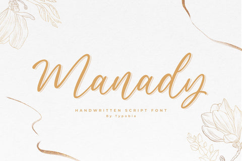 Manady Handwritten Script Font Typobia 