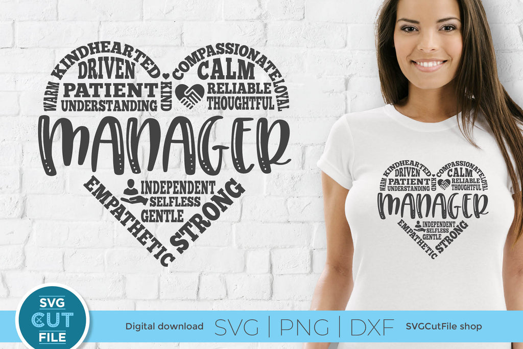 Manager svg for a store or retail shop manager - So Fontsy
