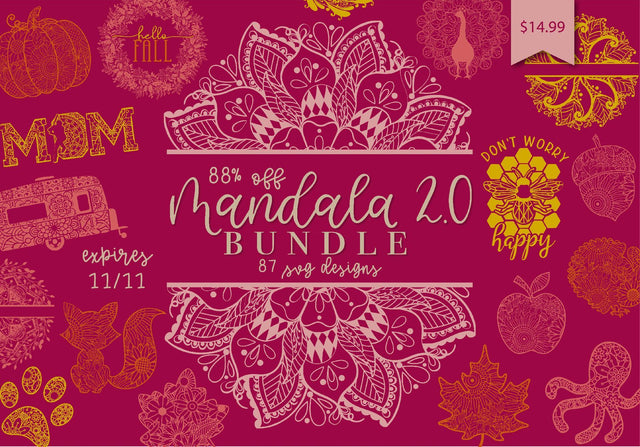 Mandala 2.0 Bundle Bundle So Fontsy Design Shop 