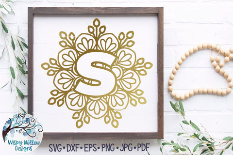 Mandala Alphabet SVG Bundle SVG Wispy Willow Designs 