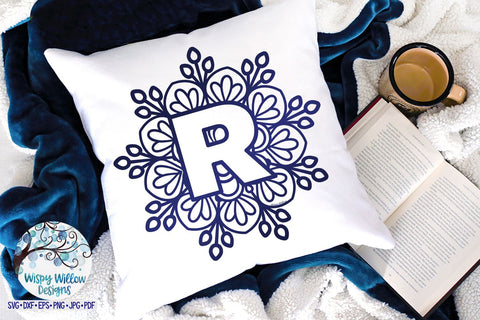 Mandala Alphabet SVG Bundle SVG Wispy Willow Designs 