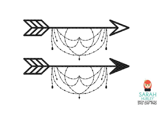 Mandala Arrows SVG Sarah Hurley 