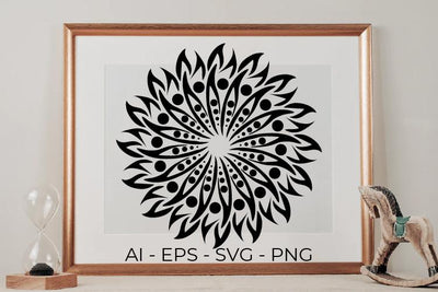 Mandala Art Abstract SVG SVG Masyafi Studio 