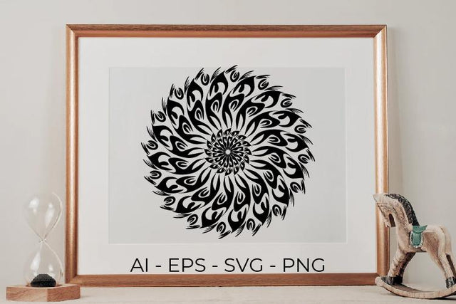 Mandala Art Abstract SVG SVG Masyafi Studio 