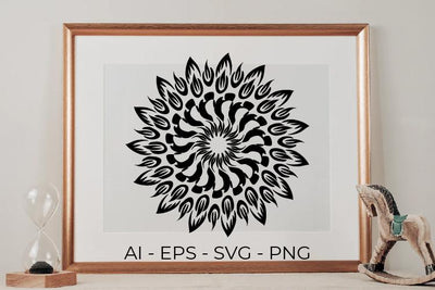 Mandala Art Abstract SVG SVG Masyafi Studio 