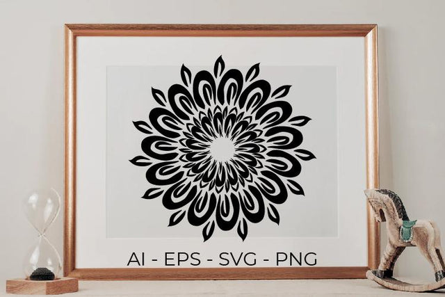 Mandala Art Abstract SVG SVG Masyafi Studio 