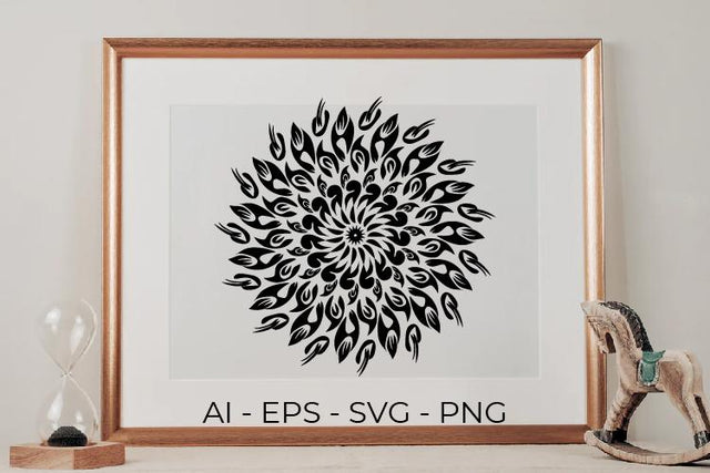 Mandala Art Abstract SVG SVG Masyafi Studio 