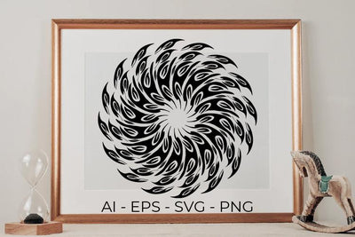 Mandala Art Abstract SVG SVG Masyafi Studio 