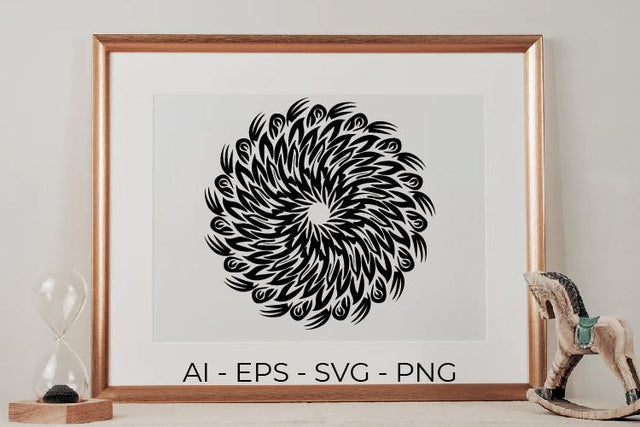 Mandala Art Abstract SVG SVG Masyafi Studio 