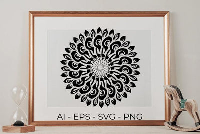 Mandala Art Abstract SVG SVG Masyafi Studio 