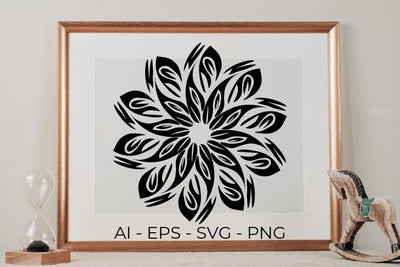 Mandala Art Abstract SVG SVG Masyafi Studio 