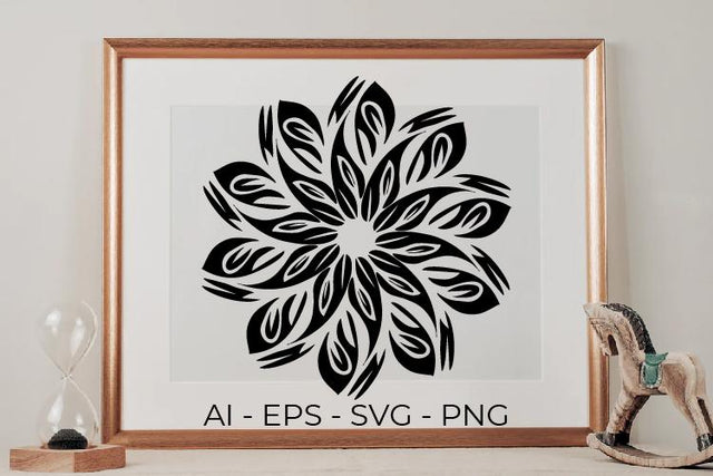 Mandala Art Abstract SVG SVG Masyafi Studio 