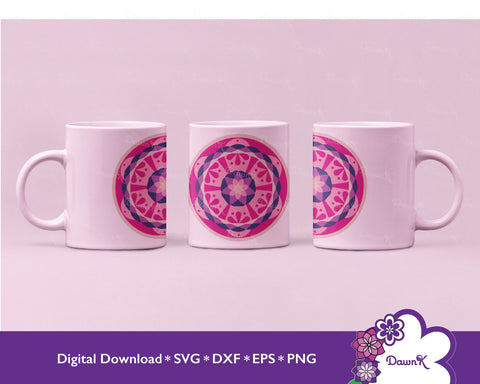 Mandala Bundle - Five Colorful and Detailed Designs SVG DawnKDesigns 