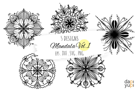 Mandala Bundle, Mandalas Vol.1 SVG dapiyupi store 