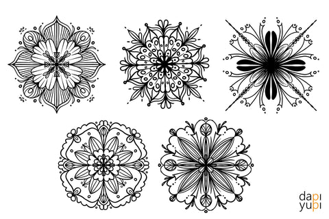 Mandala Bundle, Mandalas Vol.1 SVG dapiyupi store 