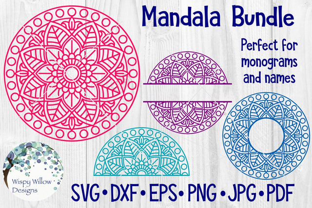 Mandala Bundle SVG Wispy Willow Designs