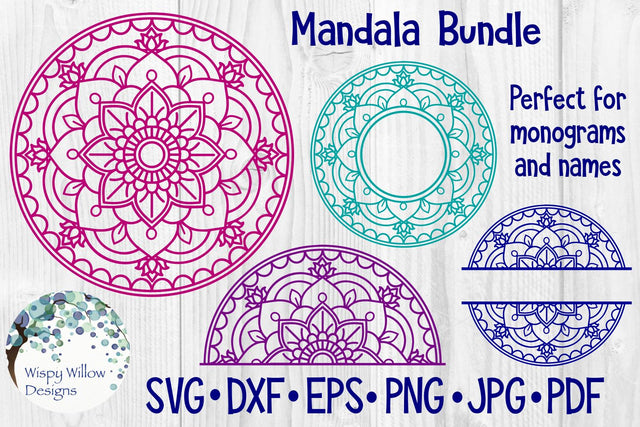 Mandala Bundle SVG Wispy Willow Designs