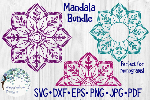 Mandala Bundle SVG Wispy Willow Designs