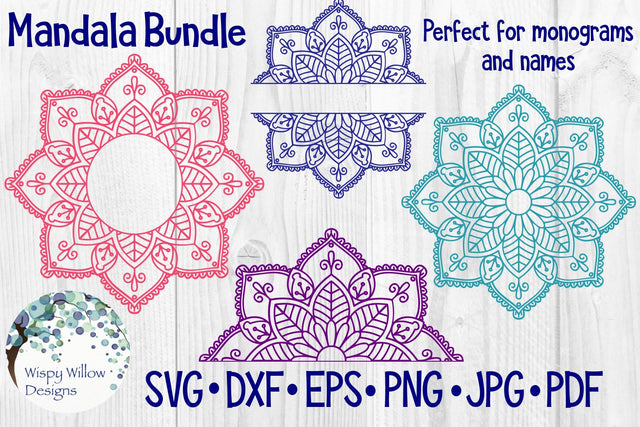Mandala Bundle SVG Wispy Willow Designs 