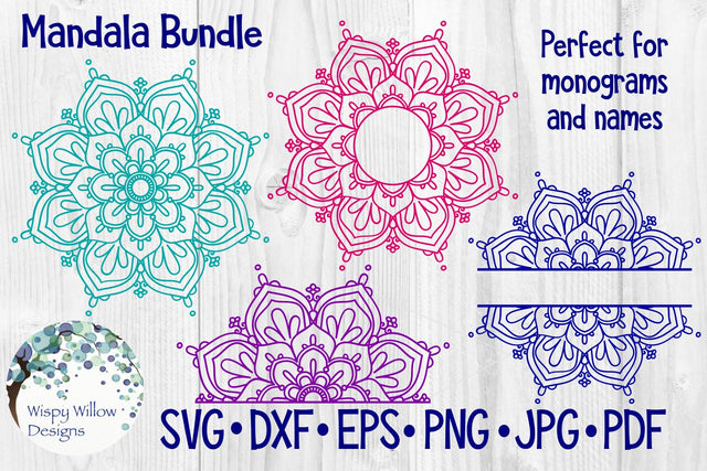 Mandala Bundle SVG Wispy Willow Designs 