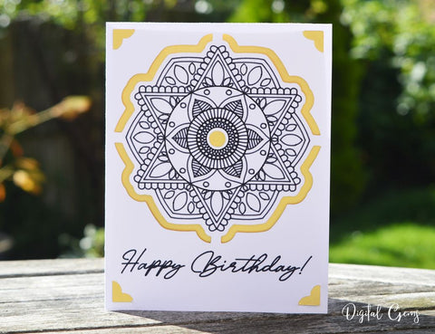 Mandala card bundle! Now compatible with the Cricut Joy! SVG Digital Gems 