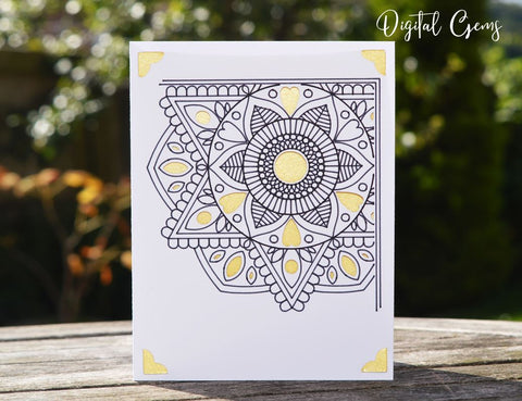 Mandala card bundle! Now compatible with the Cricut Joy! SVG Digital Gems 