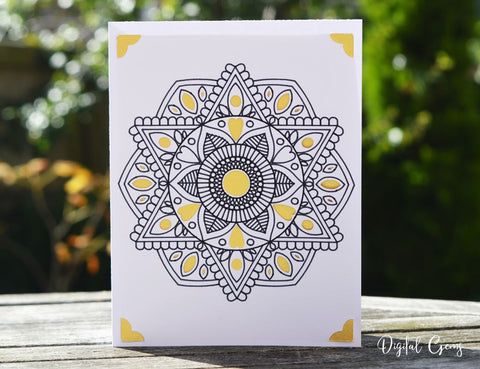 Mandala card bundle! Now compatible with the Cricut Joy! SVG Digital Gems 