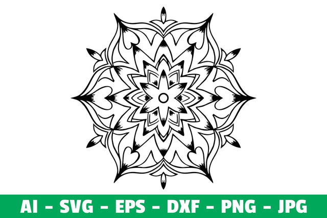Mandala Clipart SVG SVG Kasih Ibu 