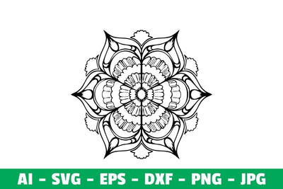 Mandala Clipart SVG SVG Kasih Ibu 