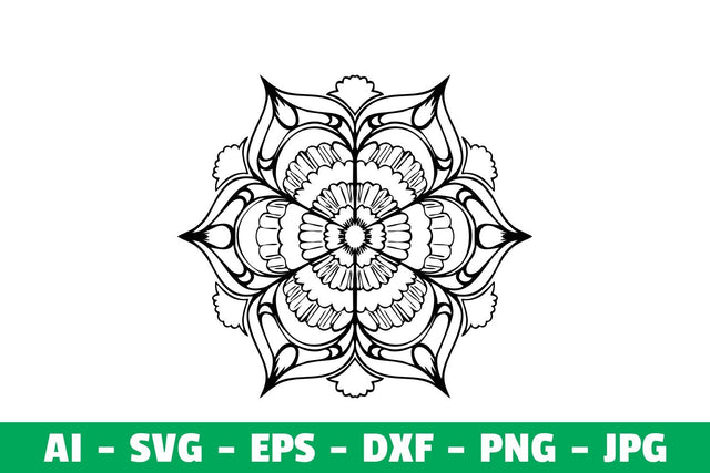 Mandala Clipart SVG SVG Kasih Ibu 