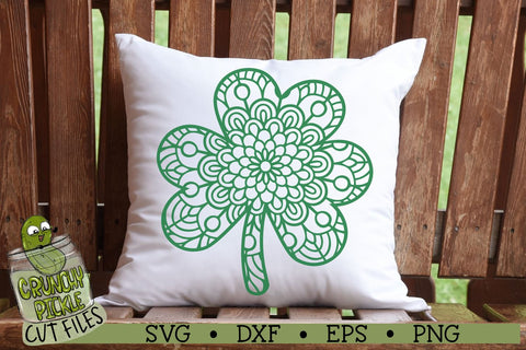 Mandala Clover - St. Patrick's Day SVG Cut File SVG Crunchy Pickle 