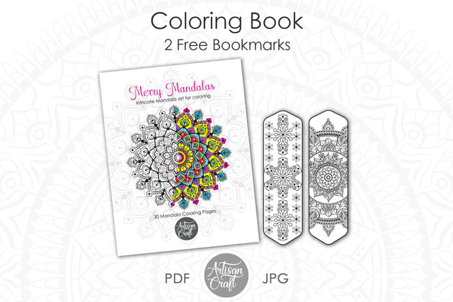 Mandala Coloring Book SVG Artisan Craft SVG 