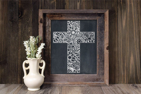 Mandala Cross SVG File SVG Old Market 