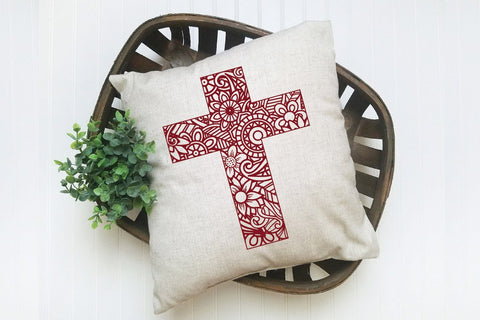 Mandala Cross SVG File SVG Old Market 