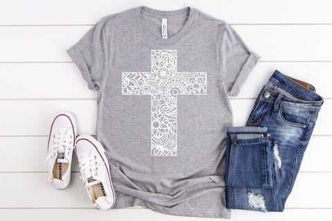 Mandala Cross SVG File SVG Old Market 