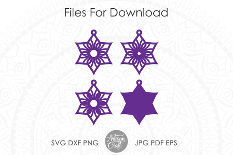 Mandala earring SVG, laser cut earrings SVG Artisan Craft SVG 