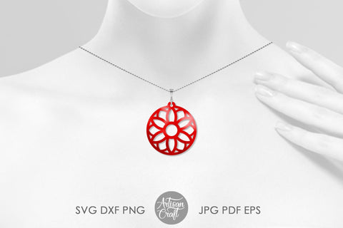 Mandala earrings, SVG cut files SVG Artisan Craft SVG 