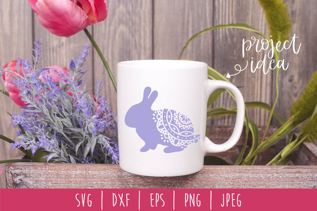 Mandala Easter Bunny SVG SavoringSurprises 